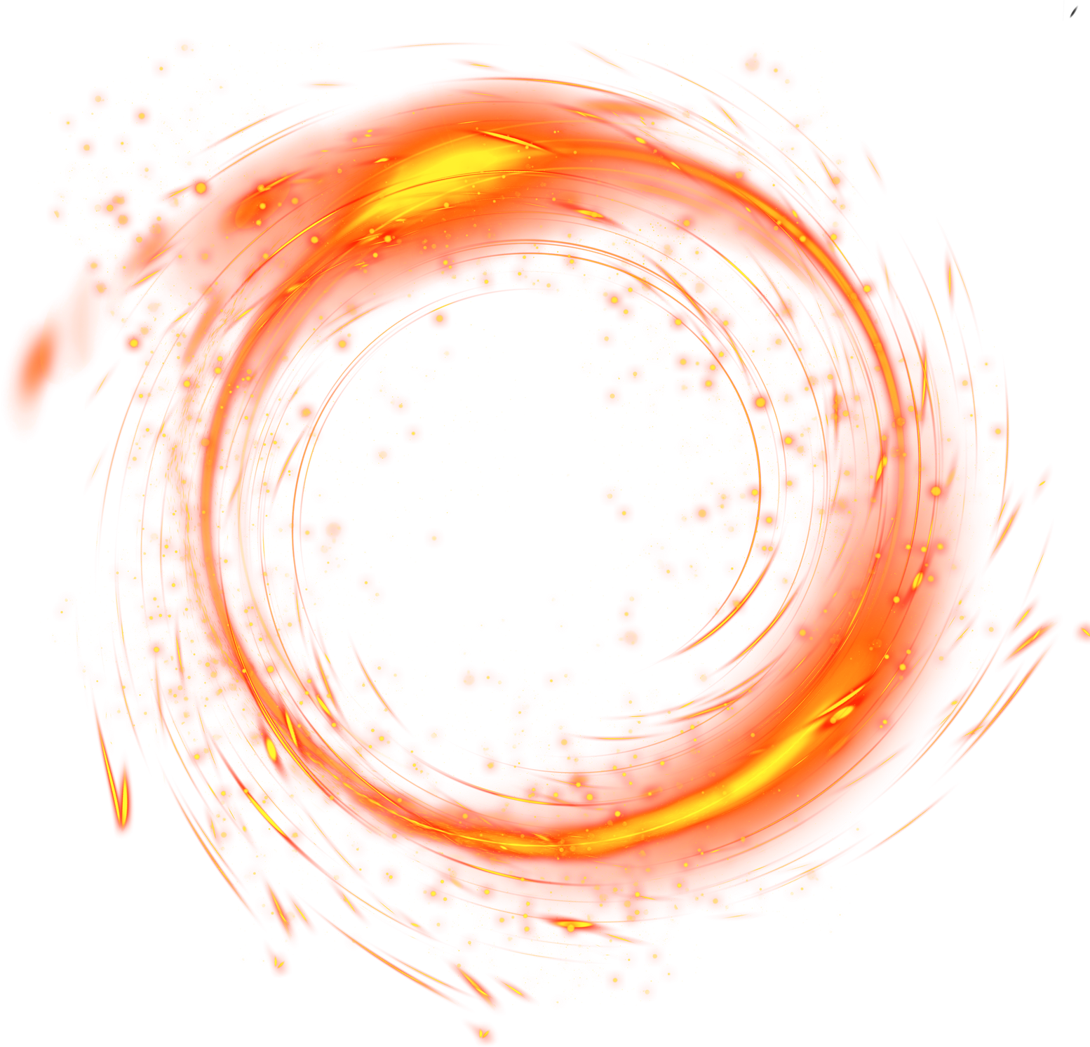 Glowing Fire Circle